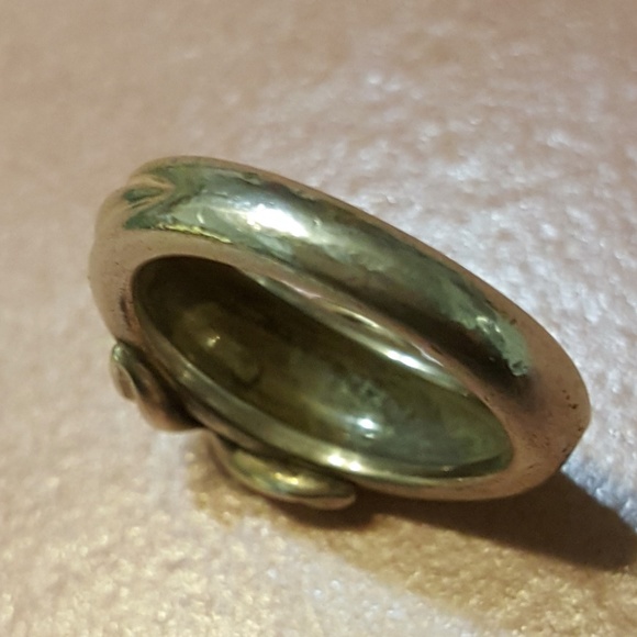 *SOLD* Tiffany & Co. Solid SS Atlas Signature X Ring Size 4.5 - Picture 6 of 7